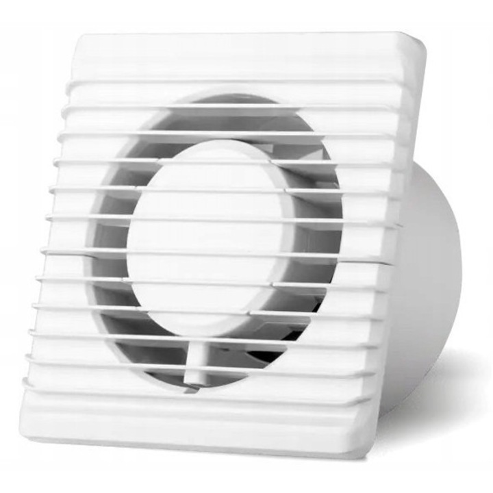 Вентилатор за баня airRoxy O100mm с хигростат и таймер, 135x135mm, 230V, 8W