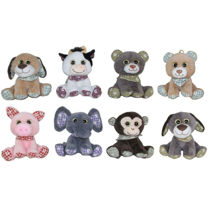 Figurine animale set 8 bucati, Sun-Day, 13cm, multicolor