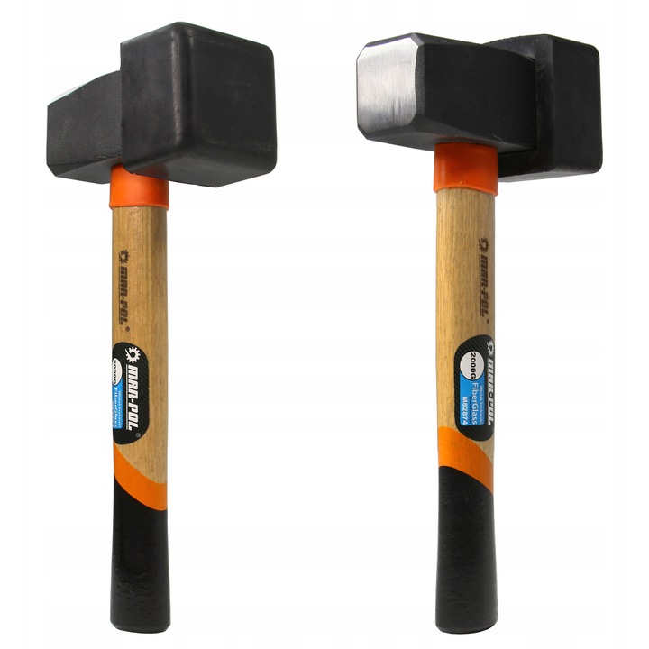 Чук за павета, Mar-Pol, 2000гр, гума, дървена дръжка, 2000гр