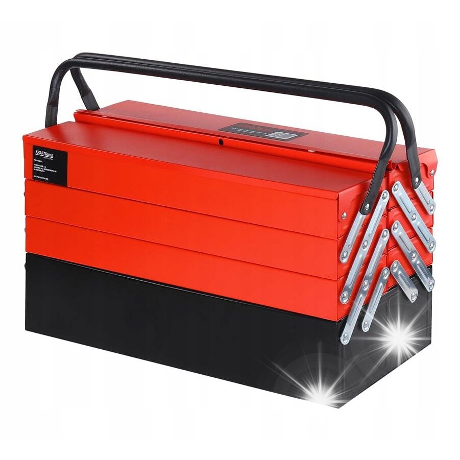 Cutie scule metalica KD1074, KRAFT&DELE, 7 sertare, organizare