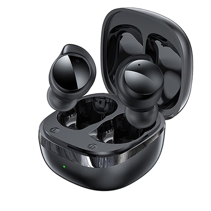 Căști Bluetooth Tech-Protect Ultraboost TWS Core G2 - negru, cu carcasă de încărcare