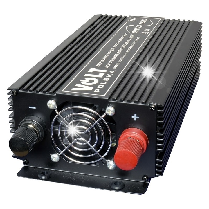 Инвертор за автомобил VOLT POLSKA SINUS 1600 24V 230V, 800/1600W, за електрически уреди