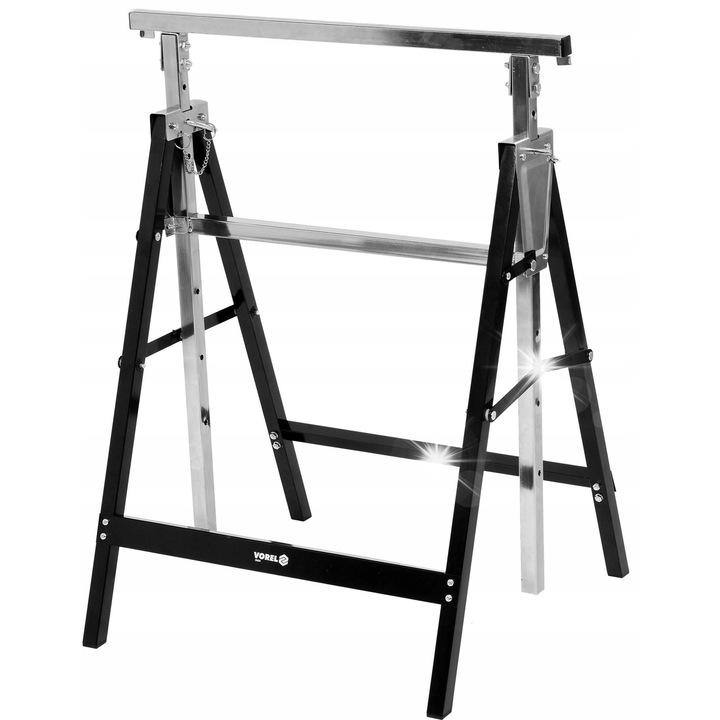 Работна маса Vorel, 29404, регулируема височина 79-130см, капацитет 200кг, поцинкована стомана