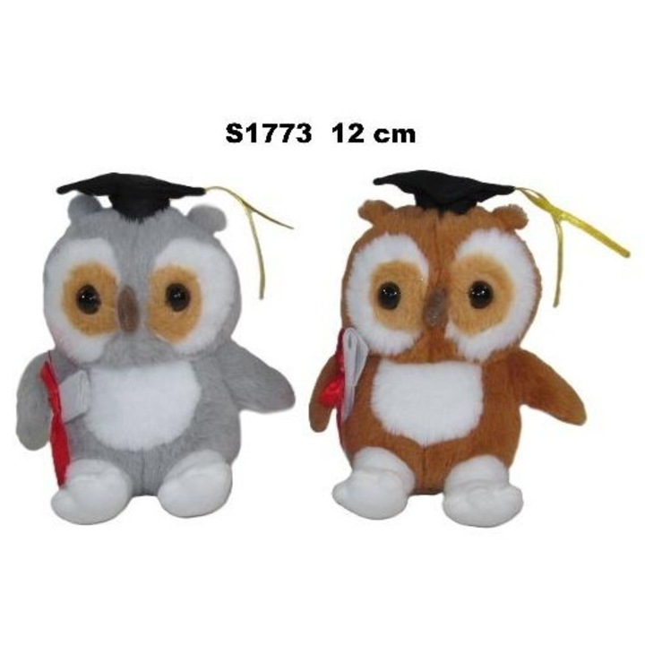 Bagoly figura 12cm MIX, Sun-Day, többszínű