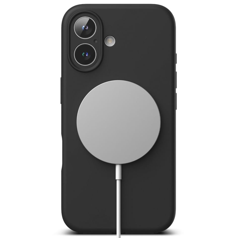 Husa pentru Honor 400 Pro, SKYDDAR INNOVATION, din Silicon Catifelat, SoftFlex Magsafe, set cu sticker, Negru