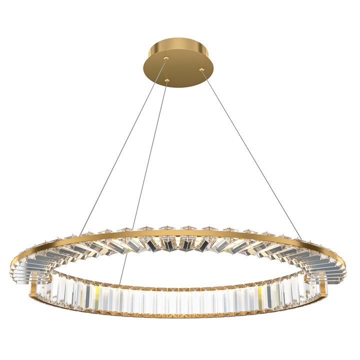 Полилей HubRom, Krone, Maytoni Modern, 2400 Lm, 4000 K, LED, Златист