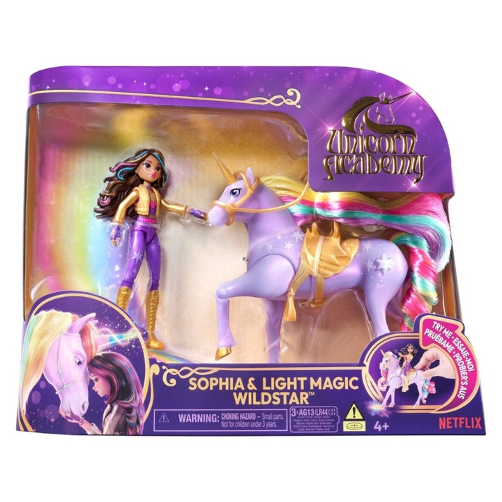 Set Unicorn Academy, Papusa Sophia & Unicornul Lightstar