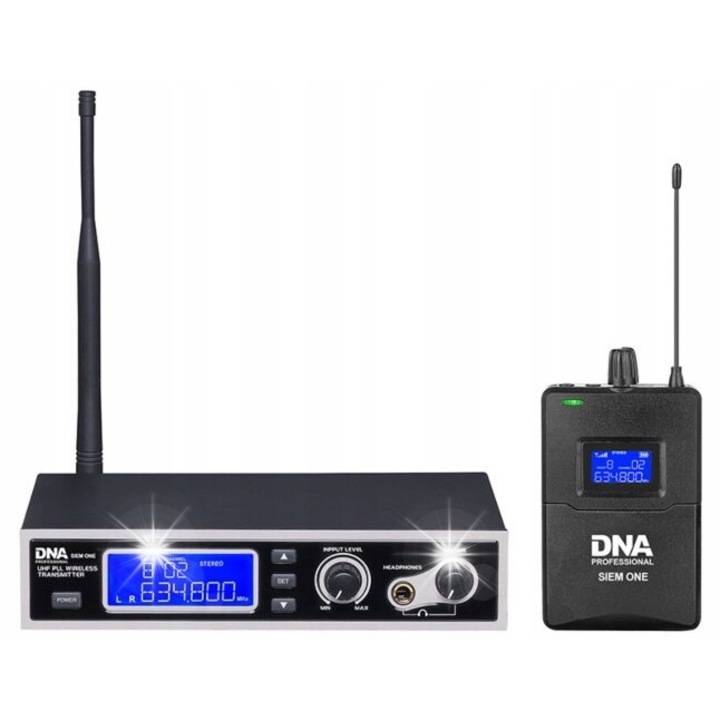 Монитор за аудио безжично стерео DNA, SIEM ONE, 80 м разстояние, 21x14,9x4,4 см, 2,4W