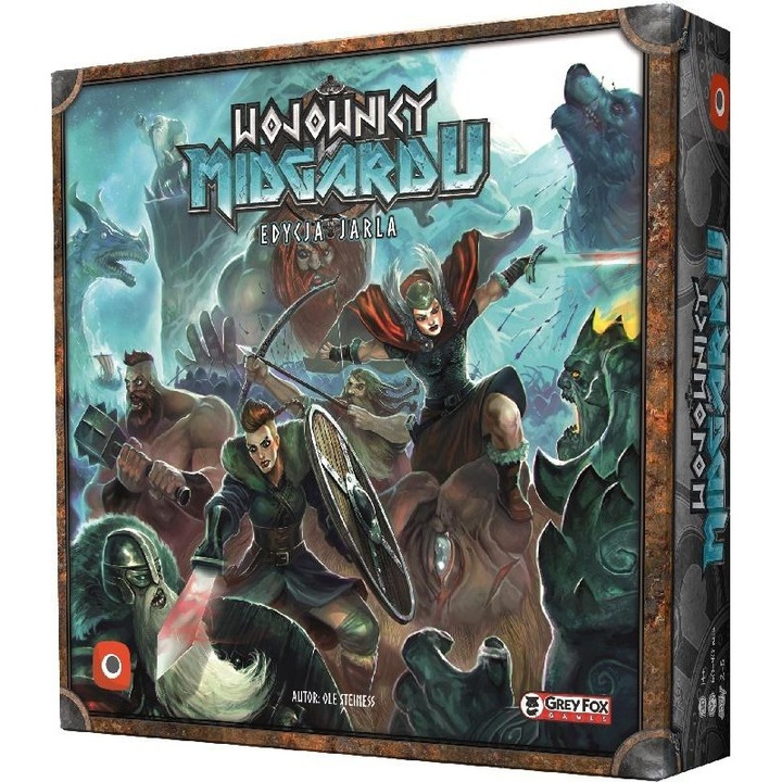 Wojownicy Midgardu: Edycja Jarla, Portal Games, jocuri de societate, set complet, 30x12cm