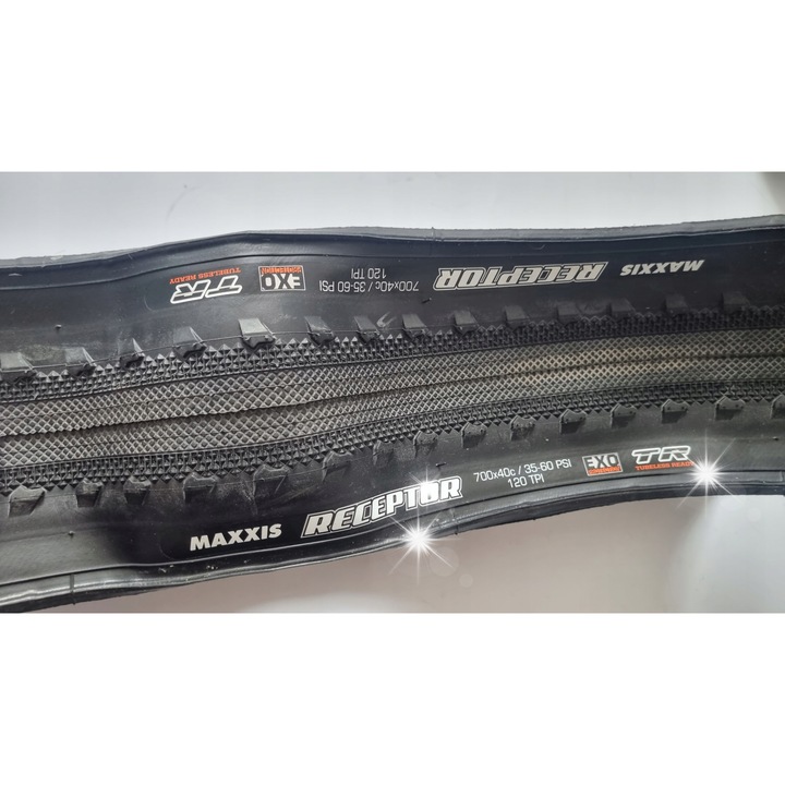 Велосипедна гума Maxxis Receptor 700x40C, двойна, EXO, за чакъл, 120TPI