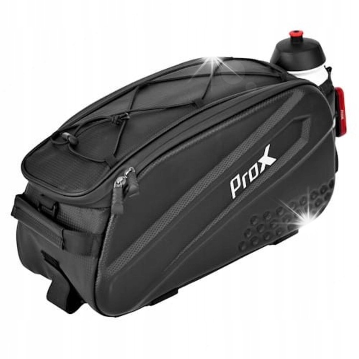 Чанта за багажник Prox, 12L, водоустойчива, 38,5x19,5x16см, със система за закрепване, презрамка за рамо