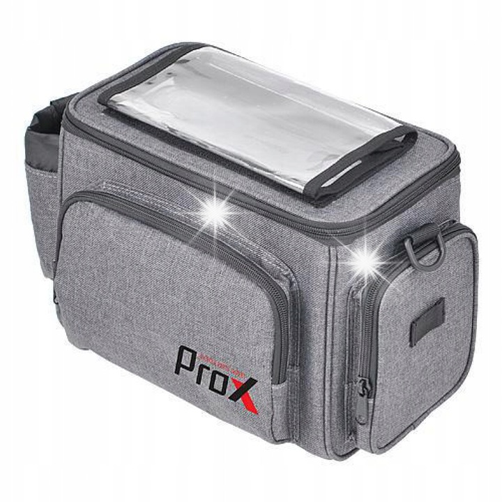 Чанта за велосипед ProX 511, 16л, сива, 36x22x21см
