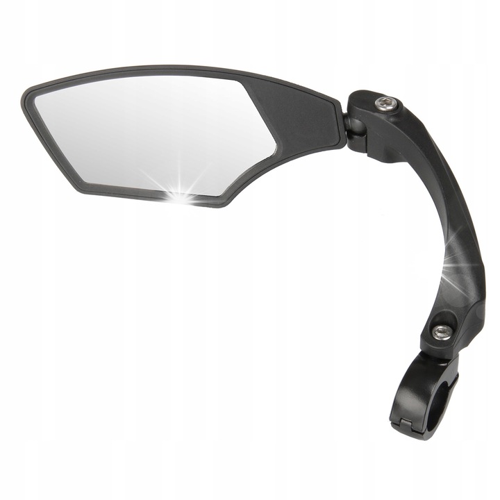 Огледало за велосипед M-Wave SPY SPACE, ляво, 75x50мм, алуминиево, регулируемо