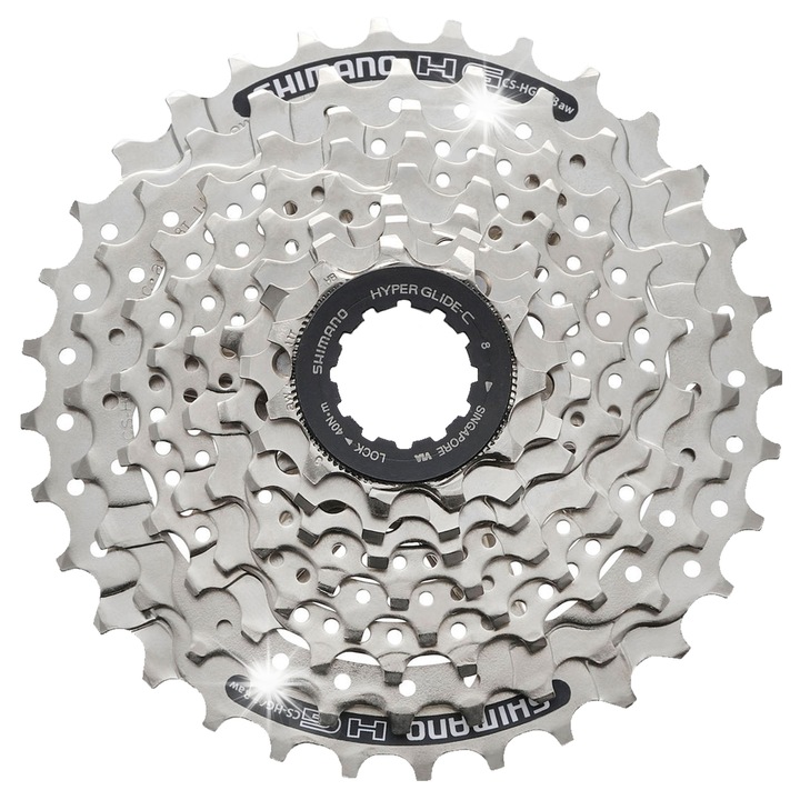 Shimano Acera CS-HG41 8 sebességes 11-32 fogaskoszorú, acél, gyors szerelés