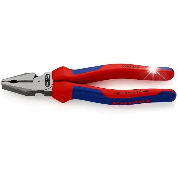 Универсални клещи Knipex, 200мм, със захват за плоски и кръгли материали, полирани