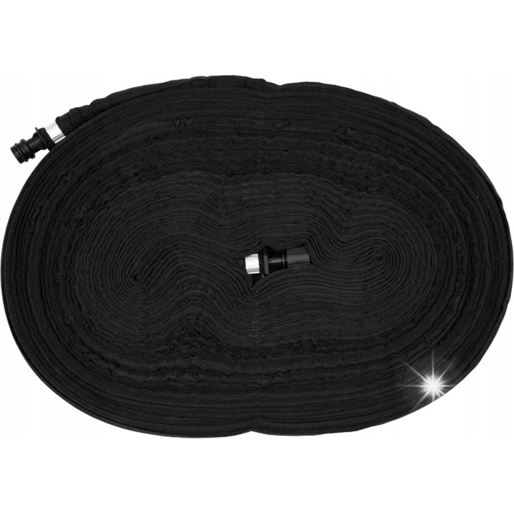 Маркуч за напояване, Flo, 30м, 16мм, PVC, полиестер, комплект конектори