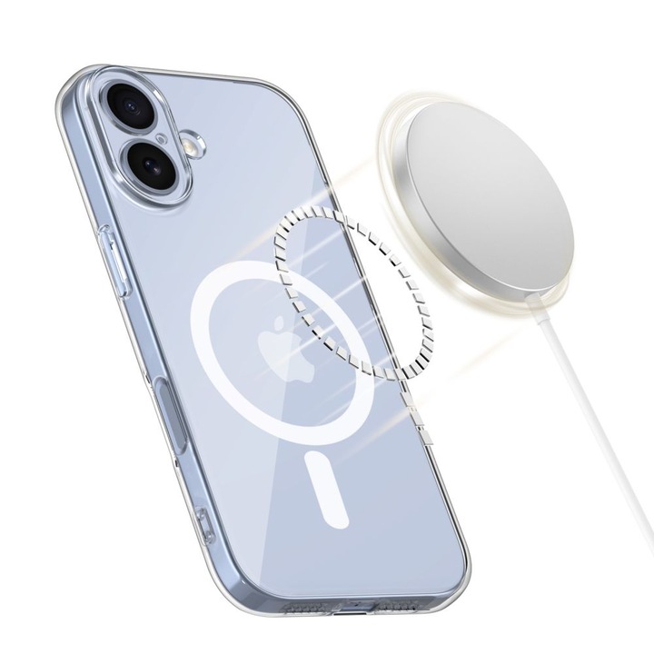 Carcasa Tech-Protect Flexair cu MagSafe compatibila cu iPhone 17, Clear