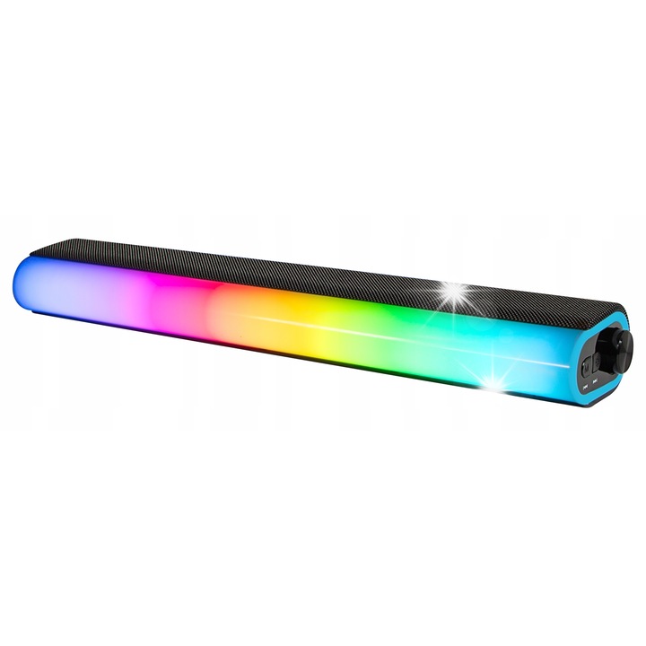 Саундбар BLOW Bluetooth RGB 2x7W, черен, компактни размери, LED осветление