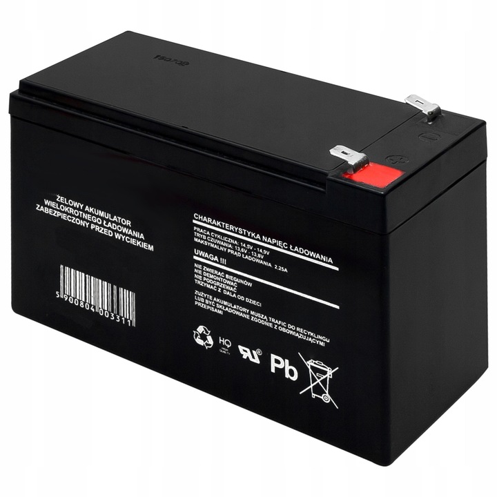 Акумулатор гел 12V 7Ah, Xtreme, без поддръжка, размери 147x66x102мм