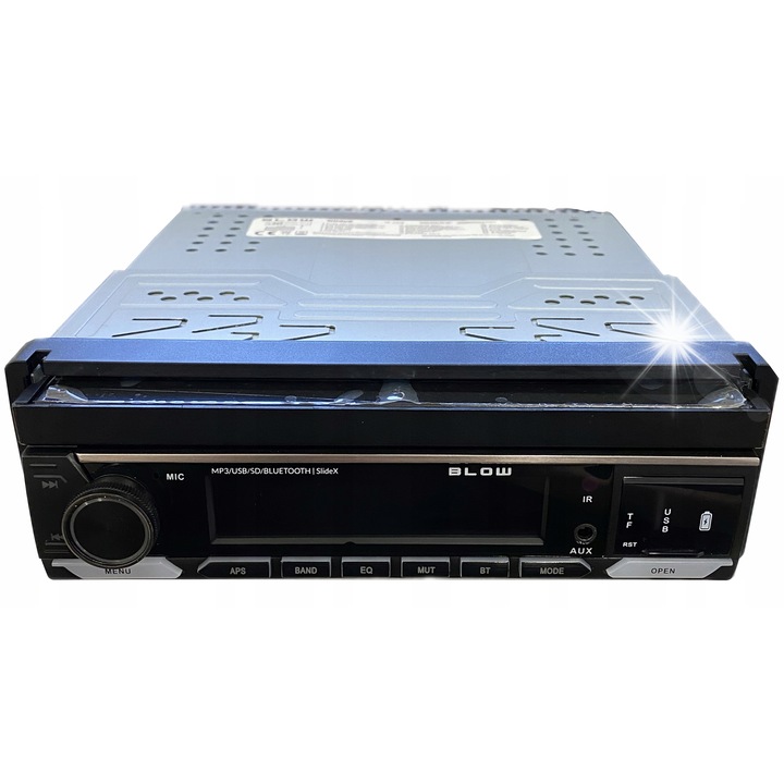 Радио за кола 1 DIN със 7" HD тъчскрийн, CarPlay, Android Auto, Bluetooth, USB, пълен комплект