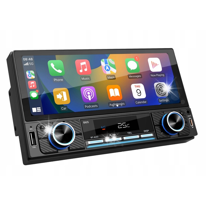 Радио за кола 2 DIN BLOW 6,86 инча, Bluetooth, CarPlay, Android Auto, USB-C