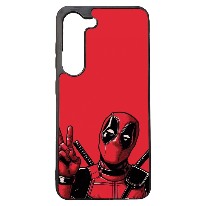 Husa telefon compatibila cu Samsung Galaxy S21, silicon, Deadpool