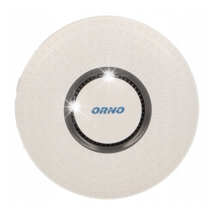 Безжичен електрически звънец ORNO TORINO II, 58 мелодии, бял, 400м, комплект