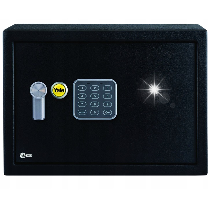 Електронен сейф YEC/250/DB1, аларма, 250x350x250mm, 8,3кг