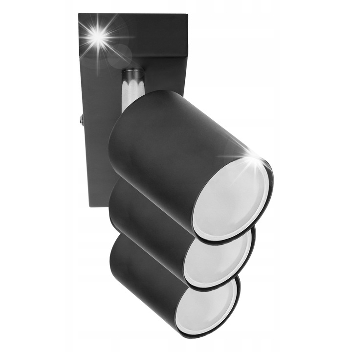 Спотове, Adviti, DOA SP 3, 3x50W, черен, 61x400x140мм