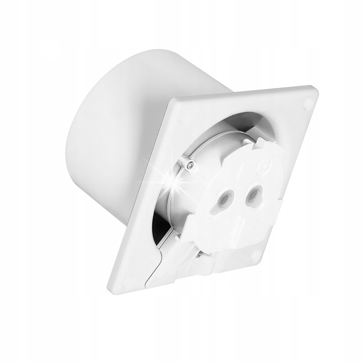 Ventilator baie ORNO, model premium, 100mm, alb, dimensiuni 120x120x89mm