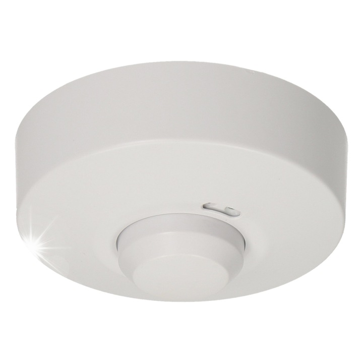 Senzor de miscare cu microunde la 360°,ORNO OR-CR-212, alb, 1200W, 360°