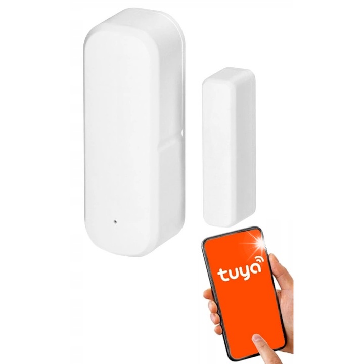 Wi-Fi сензор за врата/прозорец, ORNO, бял