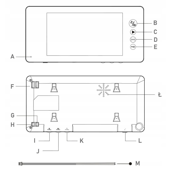 Комплект видеодомофон ARCUS RFID 7