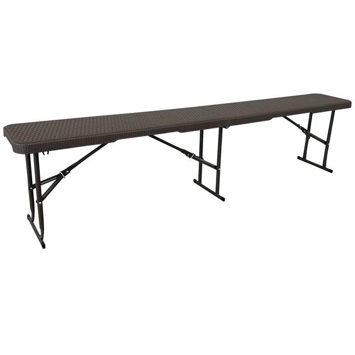 Összecsukható rattan catering pad 183×28×43 cm – masszív és praktikus