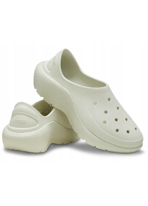 Saboti Crocs Classic Sneaker, verde, material Croslite, talpa cu caneluri extinse, 41-42 EU