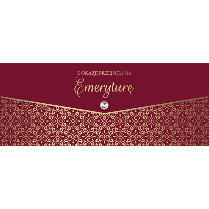 Felicitare Armin Style lux cu zlocenie, pentru pensionare, 15x20cm