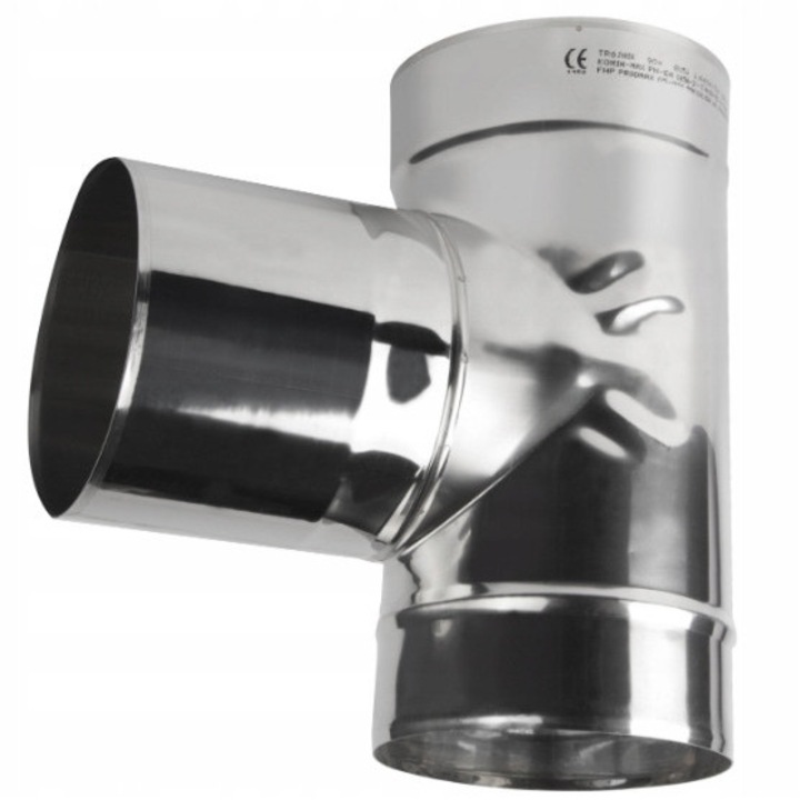 Racord in "T", Andrex, 130mm inox