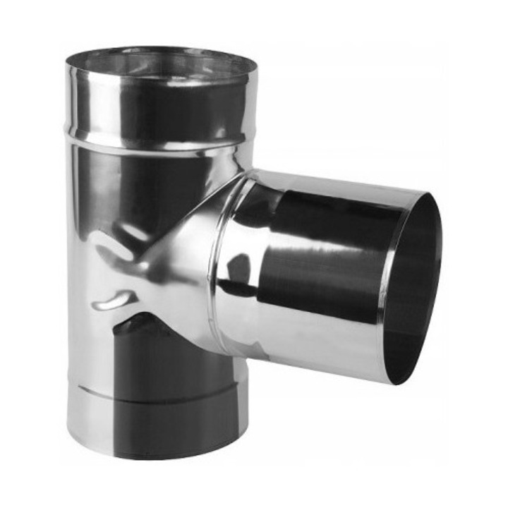 Cot 130mm, Andrex, inox, 87st, pentru evacuarea gazelor de ardere