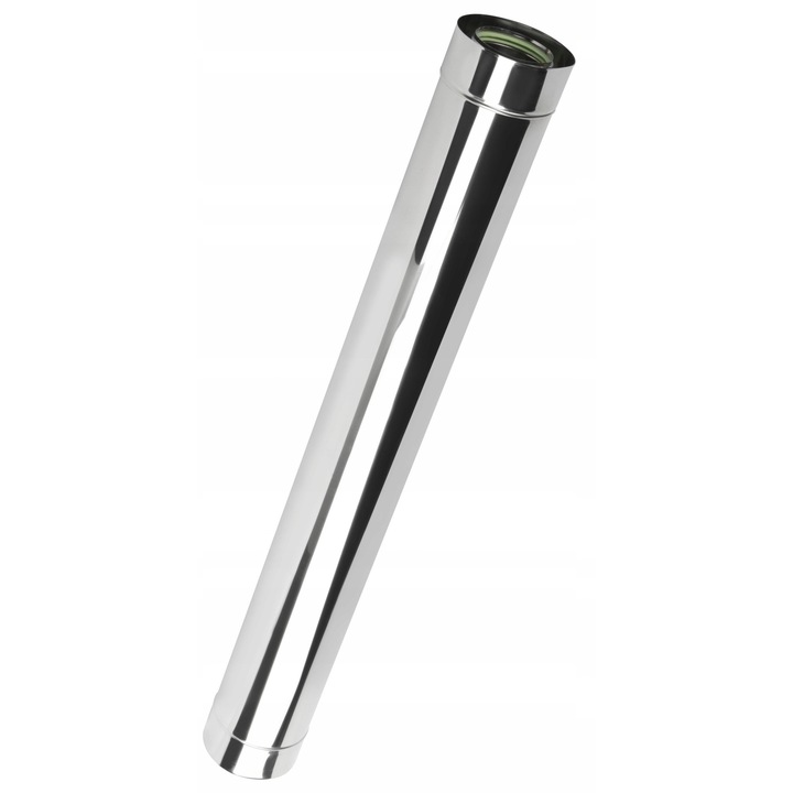 Teava cos de fum, Andrex, 1m, 60x100mm, inox