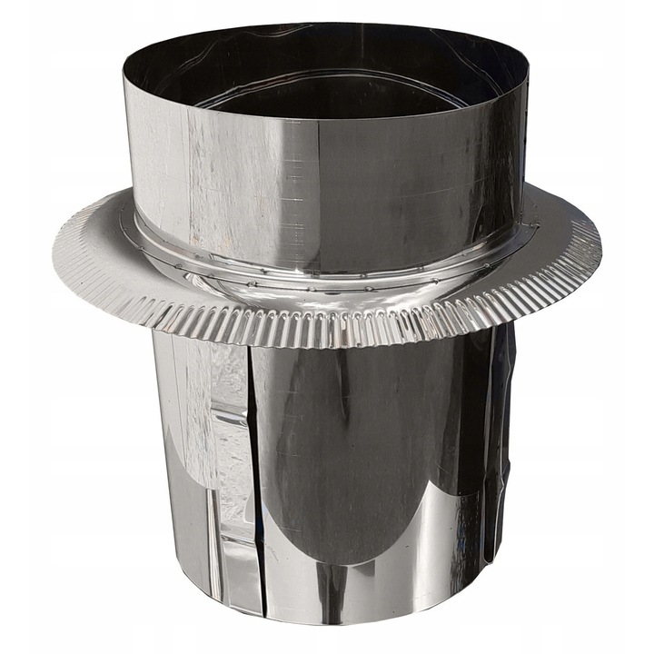 Cos de fum din ceramica Andrex, inox, argintiu