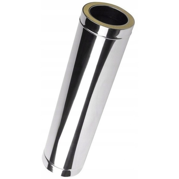 Teava, 120/180mm, Andrex, 1m, inox, argintie