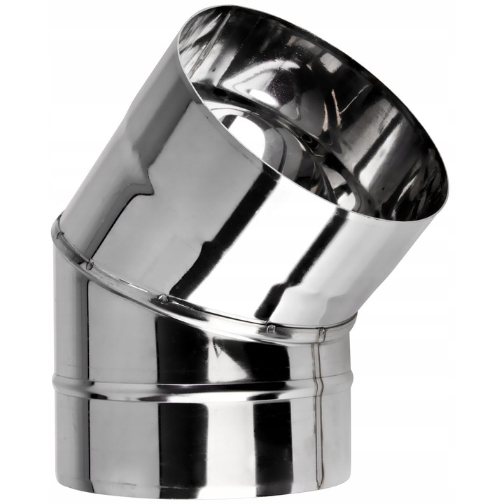 Cot pentru cos de fum, 45st fi 100mm, inox