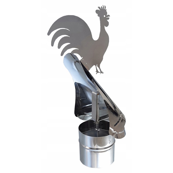 Capac cos de fum, Andrex, inox, 680mm, argintiu