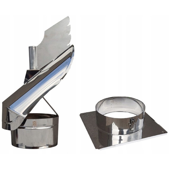 Capac cos fum, Andrex, inox, 505mm