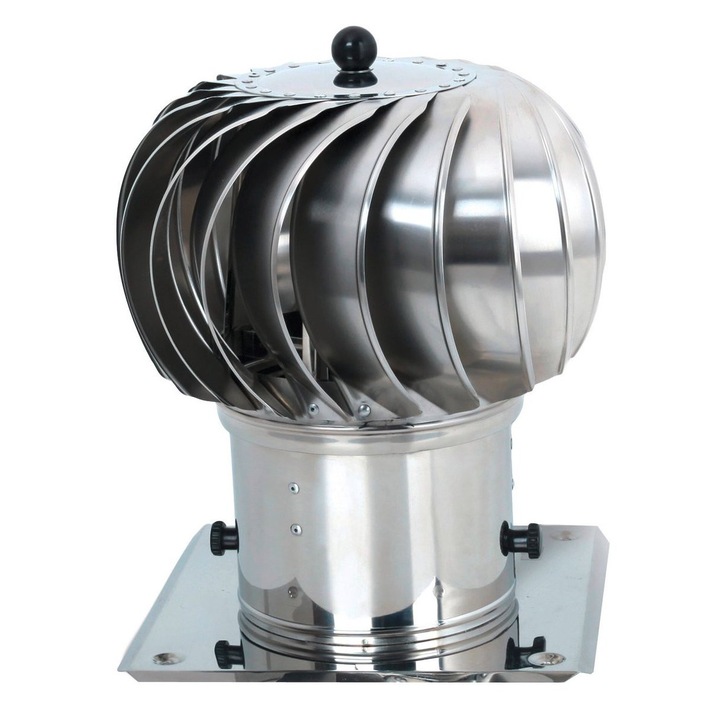 Capac pentru fum, Andrex, 150mm, 250x250mm, argintie, 320mm