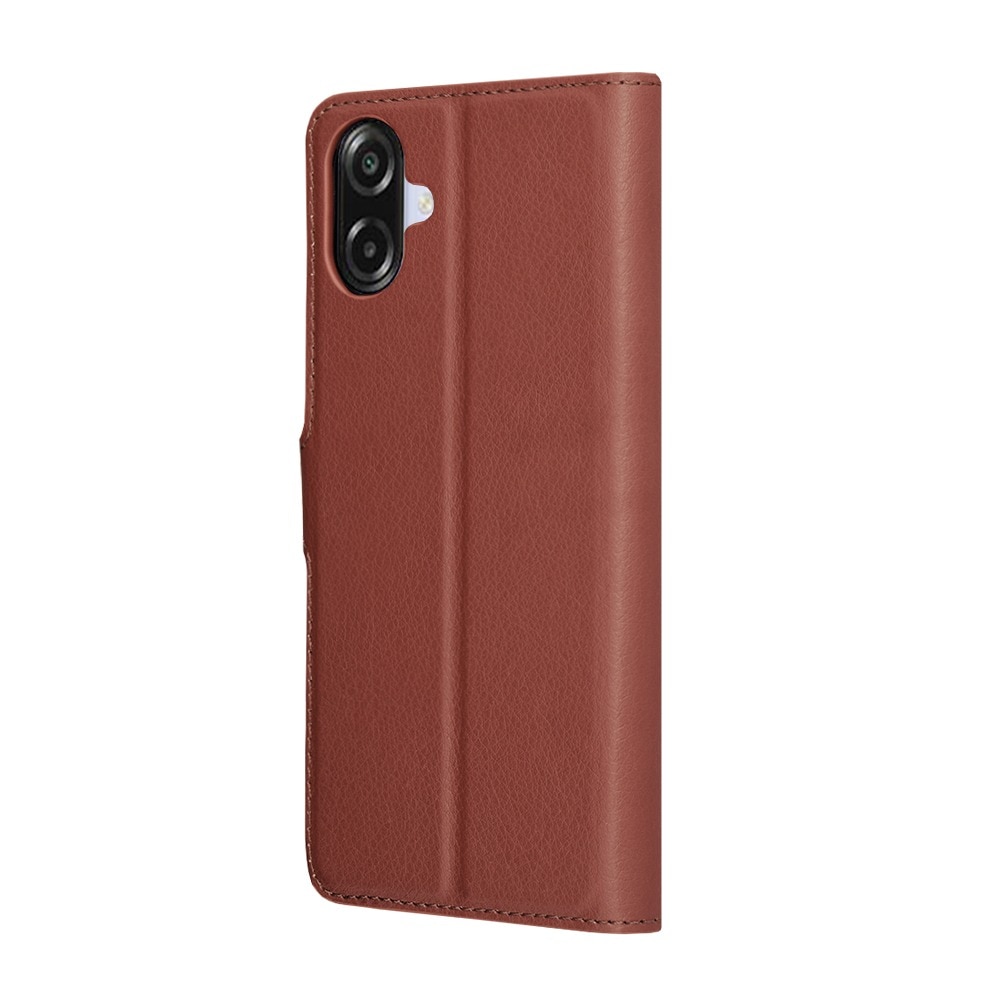 Husa pentru Samsung Galaxy A07 4G Tip Carte, Leather Folio, Functie de Stand, Calitate Premium, Antisoc, Protectie Sporita, Maro