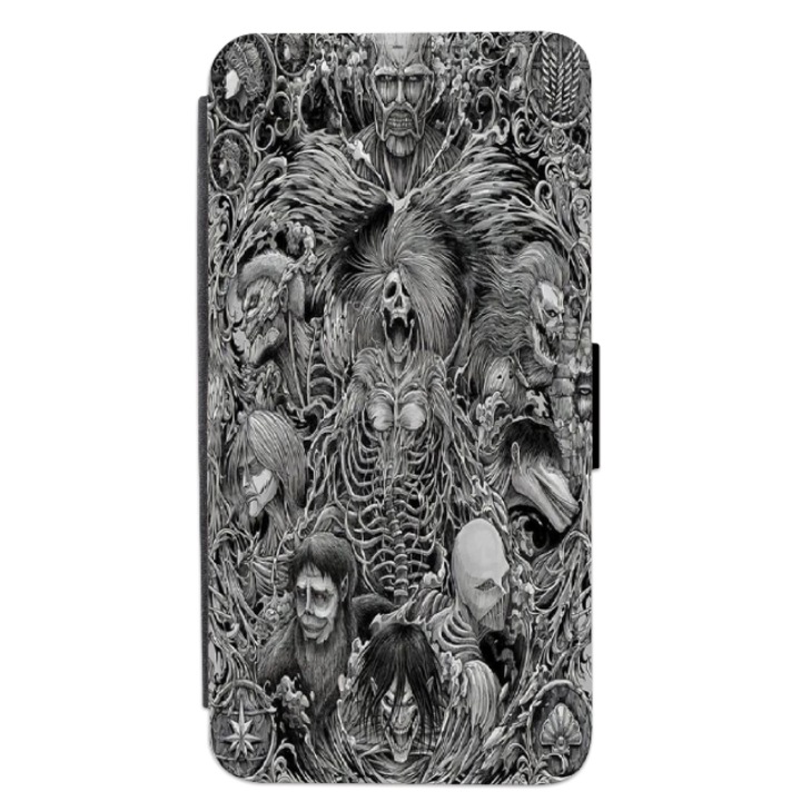 Husa personalizata tip carte pentru Huawei Mate 20, Attack on Titan #3, multicolor, S2D1M231, Atlas