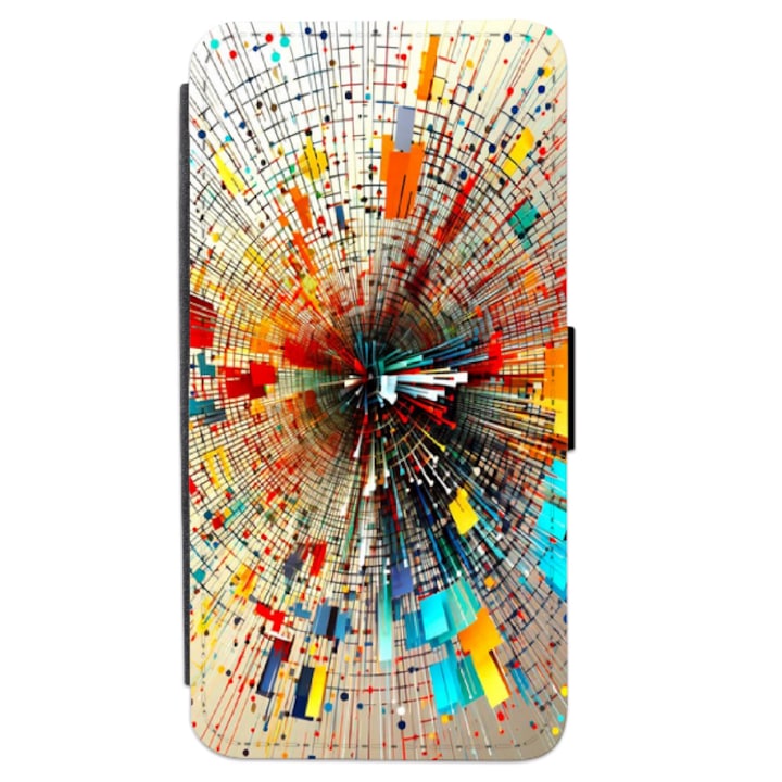 Husa personalizata tip carte pentru Samsung Galaxy M31, Broken rainbow, multicolor, S2D1M177, Atlas