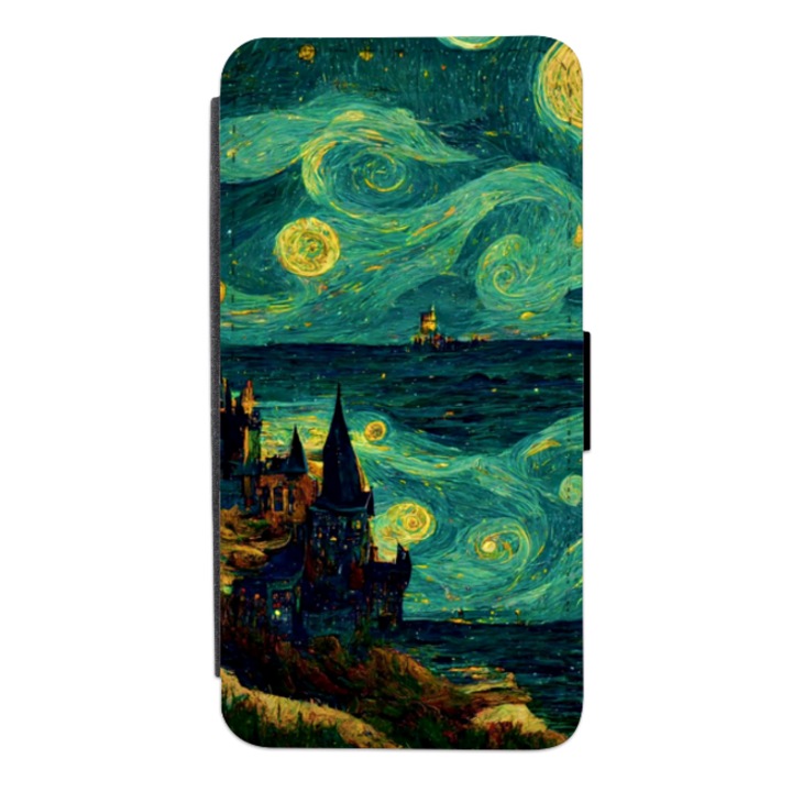 Husa personalizata tip carte pentru Huawei P10 Plus, Painting #1, multicolor, S2D1M015, Atlas