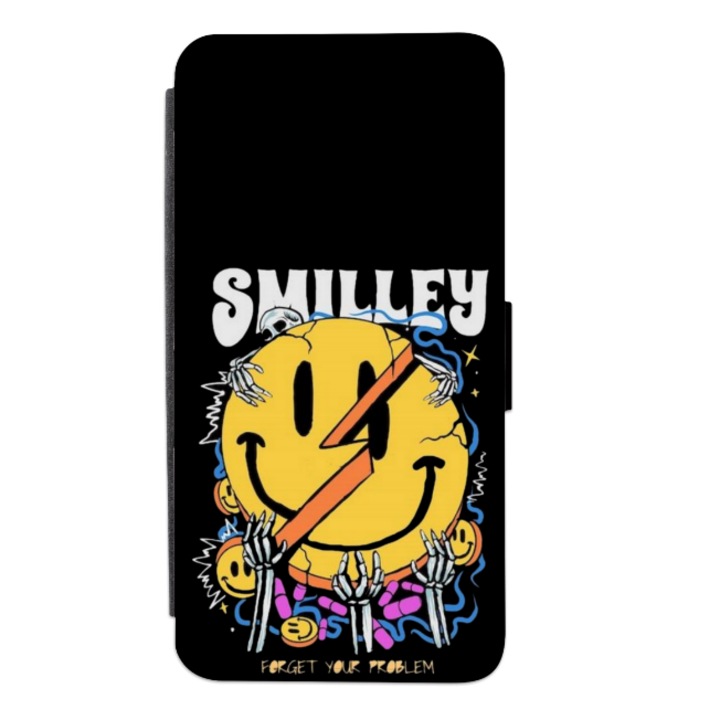 Husa personalizata tip carte pentru Samsung Galaxy A40, SMILEY, multicolor, S2D1M029, Atlas